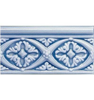 Плитка Adex Modernista Relieve Bizantino C/C Azul Oscuro 7.5x15