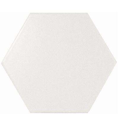 Плитка Equipe Scale Hexagon White Matt 10.7x12.4