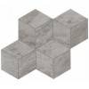 Плитка Atlas Concorde Италия Marvel Bardiglio Grey Mosaico Esagono Lappato 30x35