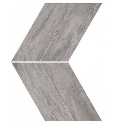 Плитка Atlas Concorde Италия Marvel Bardiglio Grey Chevron Lappato 22,5x22,9