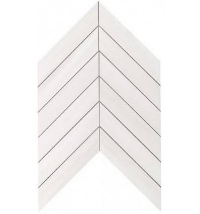 Плитка Atlas Concorde Италия Marvel Bianco Dolomite Chevron Wall 30,5x25