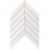 Плитка Atlas Concorde Италия Marvel Bianco Dolomite Chevron Wall 30,5x25