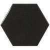 Плитка Equipe Scale Hexagon Black 10.7x12.4