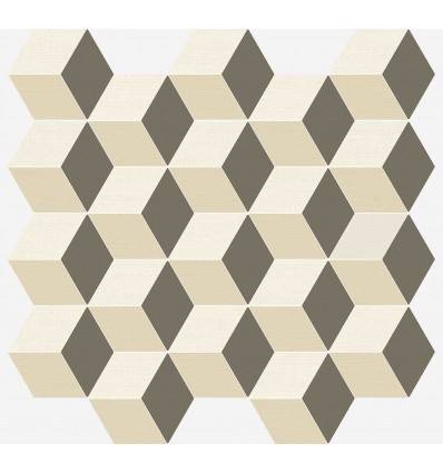 Плитка Италон Element Mosaico Cube Warm 30.5x33