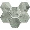 Плитка Италон Charme Extra Silver Mosaico Hexagon 25x29