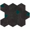 Плитка Atlas Concorde Италия Boost Tarmac Mosaico Hex Jade 25×28.5