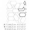 Плитка Atlas Concorde Италия Boost Tarmac Mosaico Shapes 31×33.5