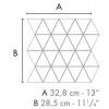 Плитка Atlas Concorde Италия Klif Dark Triangles 28.5×33