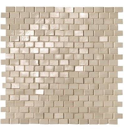 Плитка FAP Ceramiche Brickell Beige Brick Mosaico Gloss 30x30