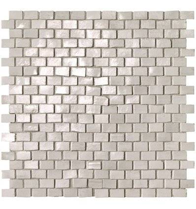 Плитка FAP Ceramiche Brickell White Brick Mosaico Gloss 30x30
