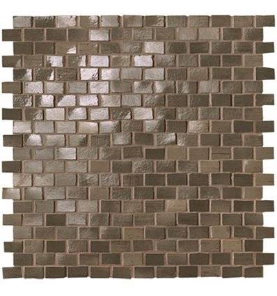 Плитка FAP Ceramiche Brickell Brown Brick Mosaico Gloss 30x30