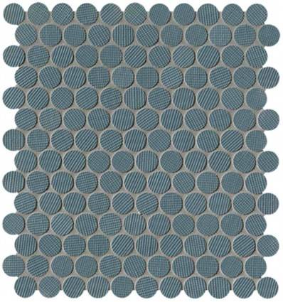 Плитка FAP Ceramiche Milano Wall Blu Round Mosaico 29.5×32.5
