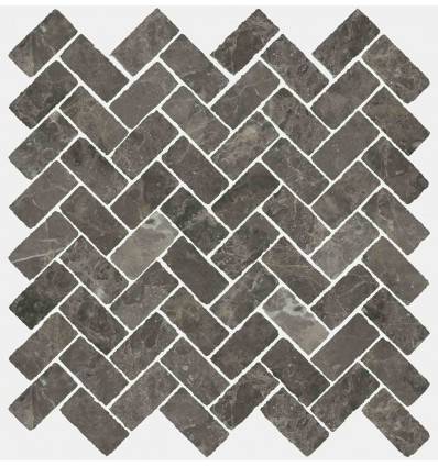 Плитка Италон Room Stone Grey Mosaico Kross 31.5x29.7