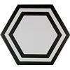 Плитка Adex Hexagono Deco Black 20x23