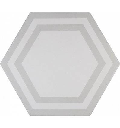 Плитка Adex Hexagono Deco Light Gray 20x23