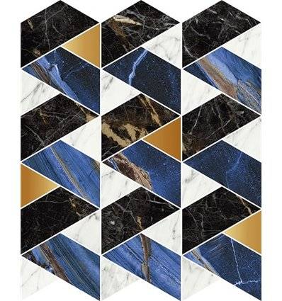 Плитка Naxos Rhapsody Mosaic Mood Blue 30x34