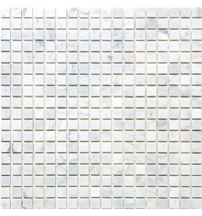 Bianco Carrara Mos.Polished 1.5x1.5 CV27086 30,5x30,5