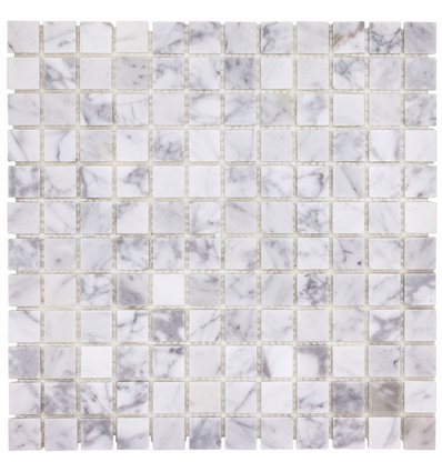 Bianco Carrara Mos.Polished 2x2 CV27087 30,5x30,5