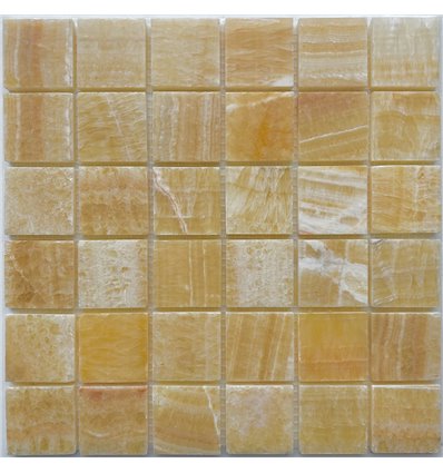 Mos.Polished Golden Onyx 5x5 CV25015 30,5x30,5