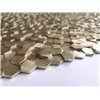 Gravity Aluminium 3D Hexagon Rose Gold 29.8x30.8