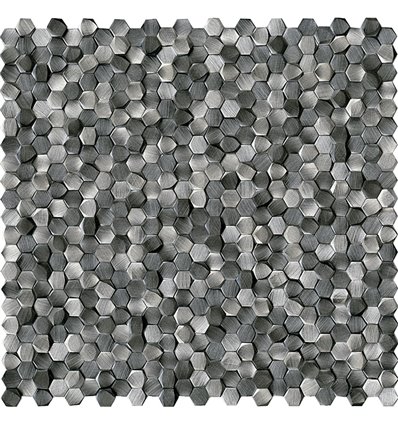 Gravity Aluminium 3D Hexagon Metal Titanium 29.8x30.8