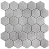 Hexagon small Marble Grey Matt 51x59