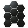 Hexagon Big Black Matt 95x110