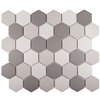 Hexagon Grey Mix Antislip 51x59