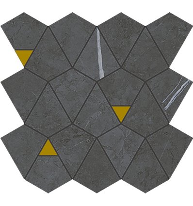 Metropolis Imperial Black Mosaico Vertex 25,8x30