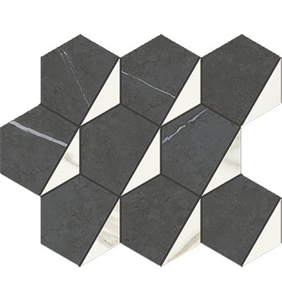 Metropolis Mosaico Hexagon Cold 25,4x31