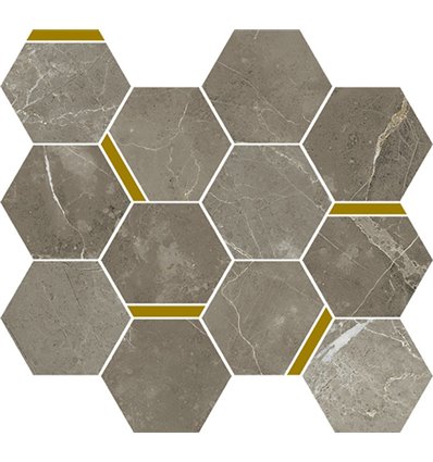 Tuscania Grey Mosaico Chic Натуральный 28,3x32,8