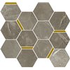 Tuscania Grey Mosaico Chic Натуральный 28,3x32,8