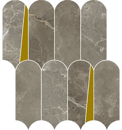 Tuscania Grey Mosaico Elegant Люкс 32,5x36,1