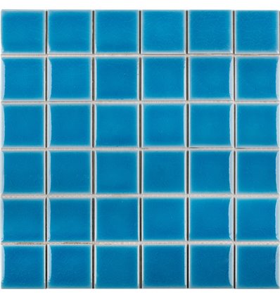 Crackle Light Blue Glossy мозаика 4.8x4.8 30,6x30,6