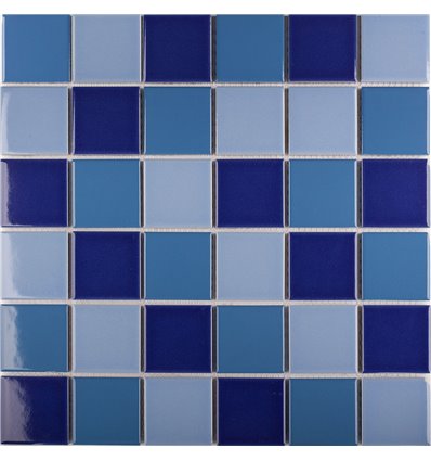 Blue Mix Glossy мозаика 4.8x4.8 30,6x30,6