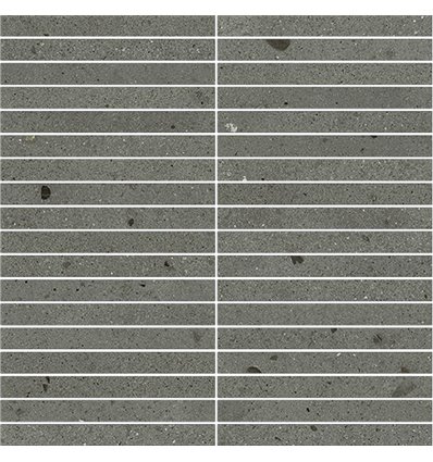 Black Mosaico Strip Naturale 30x30