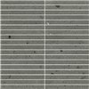 Black Mosaico Strip Naturale 30x30