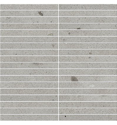 Silver Mosaico Strip Naturale 30x30