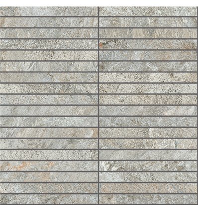 Magma Silver Mosaico Strip 30x30