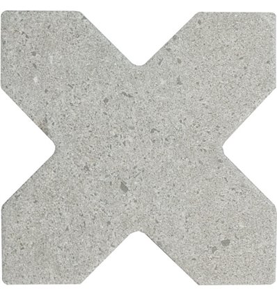 Elda Cross Grey 12x12