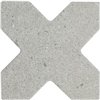 Elda Cross Grey 12x12