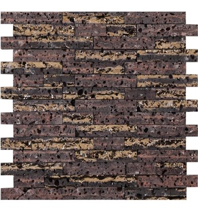 Lava Stone Brick Gold 30,3x32x1,4
