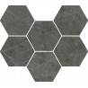 Плитка Италон Charme Evo Antracite Mosaico Hexagon 25x29